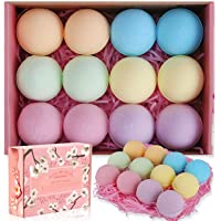 Los mejores  - Coquimbo Bombas de Baño- 12 piezas Sales de Baño con Aceites Esenciales- Set de Regalo de Bomba de Baño Regalo de…